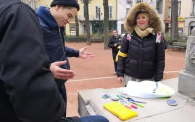 Visite de Lyon à la découverte du Street Art pour un teambuilding de 120 personnes